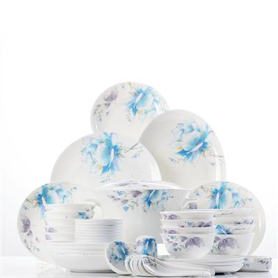 看免费美女操逼现场48头聆听花开骨瓷礼品餐具套装